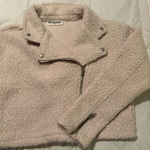 No Boundaries Blush Teddy Jacket